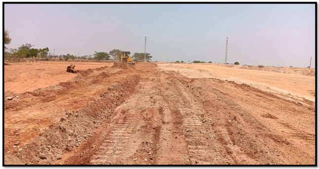 Dozing for the Embankment layer at 238+200