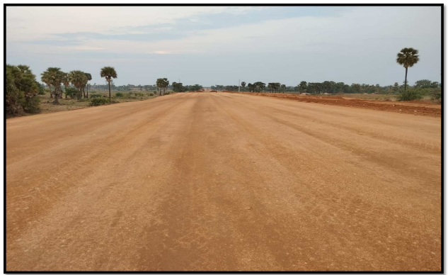 Subgrade top layer at Km.206+240 