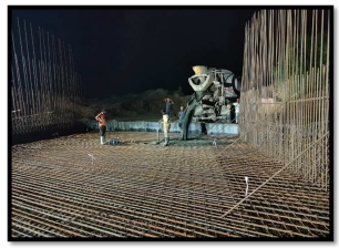  Raft Concreting under Progress