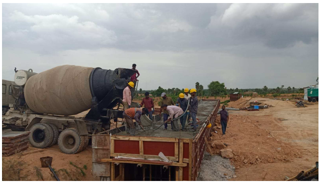 Box Culvert Slab in Progress @ Ch.207+657 