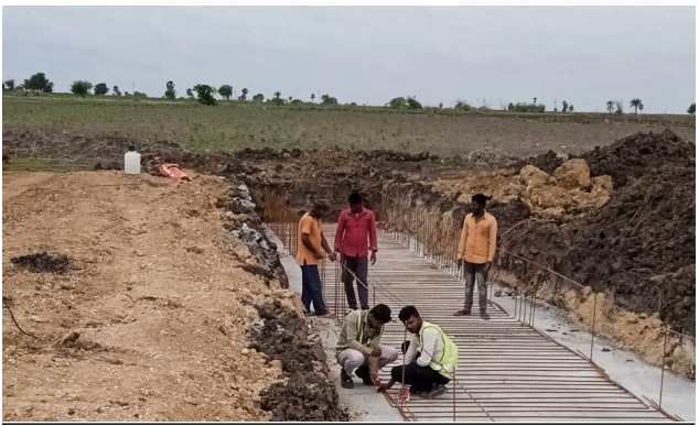 Box Culvert marking for RCC is in Progress @ Ch.234+302 