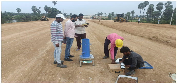 FDD Test for Sub Grade Top layer at Ch.213+200 