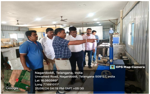 TL (Team Leader) QC Lab Visit in Ieeja Camp at Ch 229+500 