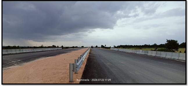 DBM top layer at Km. 209+080