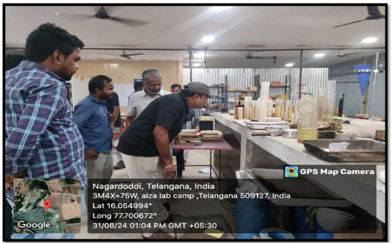 Conducting Laborite test in presence of Independent Engineer