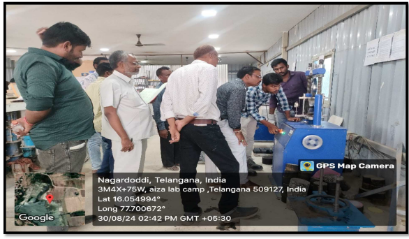 Conducting Laborite test in presence of Independent Engineer
