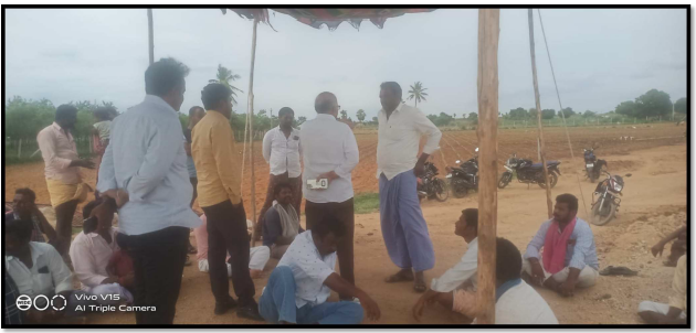 Farmers Stopped the Work due to Arbitration Issues  From Ch. 219 + 300 to Ch. 223+600