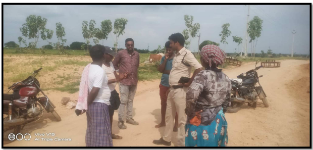 Farmers Stopped the Work due to Arbitration Issues  From Ch. 219 + 300 to Ch. 223+600