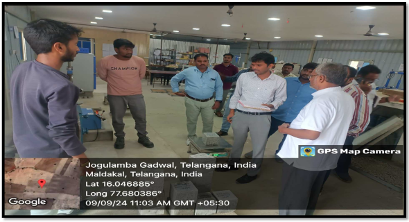  Conducting Laborite test in presence of NHAI-Manager and Independent Engineer 