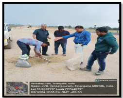 Site inspection by IE representatives
