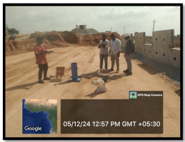 Site inspection by IE representatives