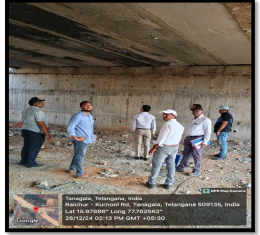Site inspection by IE representatives