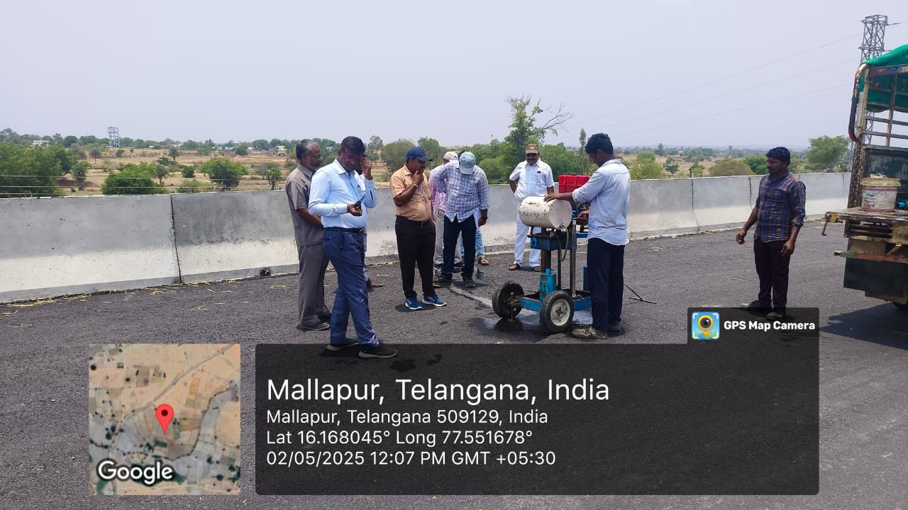DBM Core cutting going on along with IE TL, RE and SQME during monthly visit