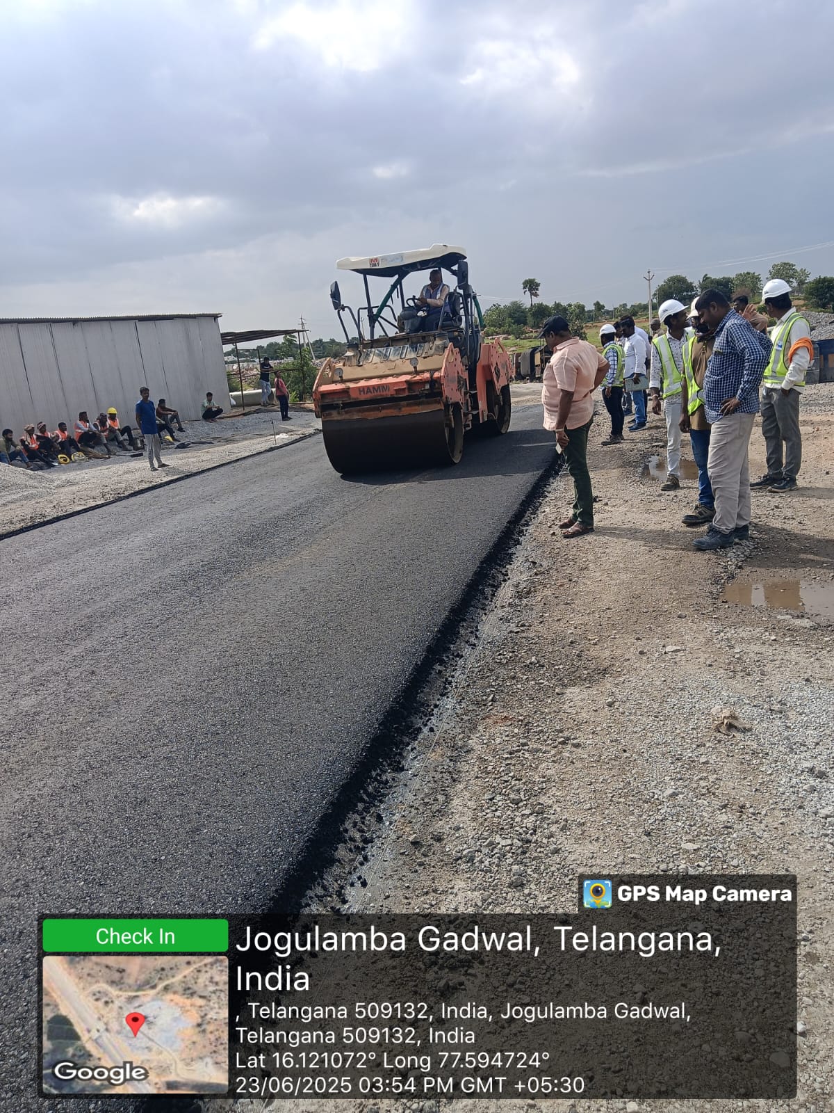 Trial Stretch of Bituminous Concrete