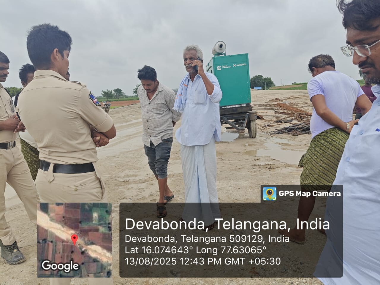 Work stopped by Devabanda villagers due to pending Arbitration Payments